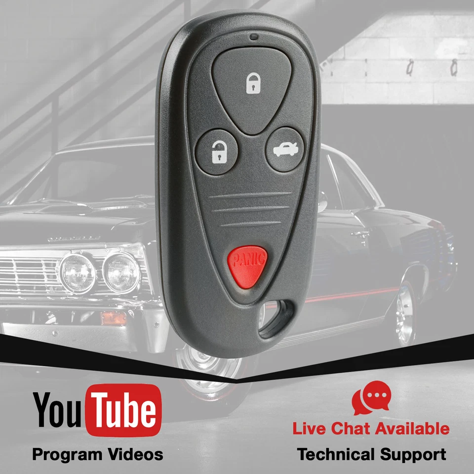 For 2004 2005 2006 Acura TL TSX Keyless Entry Car Remote Key Fob Transmitter Foto 3 de 4