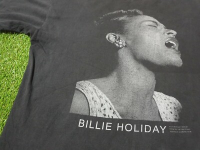 Rare Vintage 1990 Billie Holiday William P. Gottlieb T shirt XL