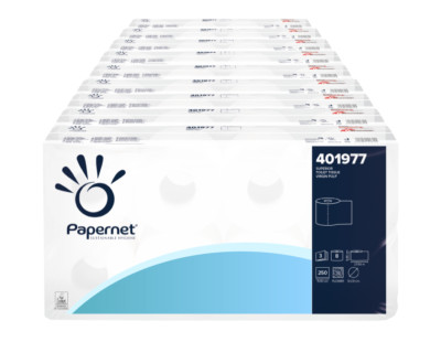 72 Rollen Toilettenpapier Klopapier 3 lagig 250 Blatt weiß Premium, extra weich