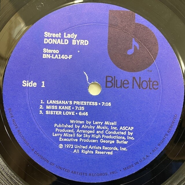 Donald Byrd / Street Lady 12