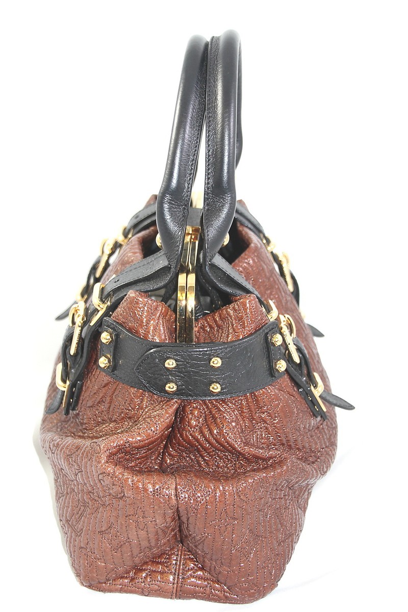 Louis Vuitton Quilt Monogram Motard Biker Moto Studs Bag