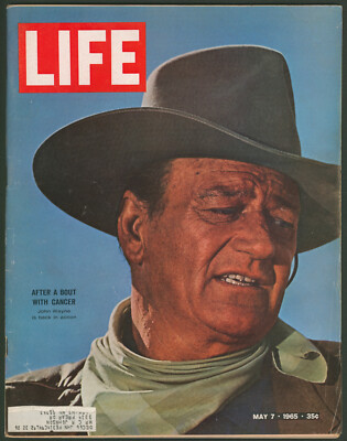 LIFE MAGAZINE MAY 7 1965 JOHN WAYNE BACK IN ACTION