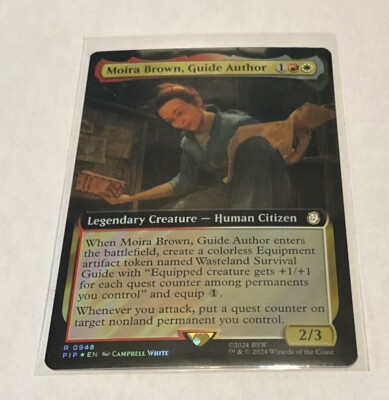 Magic the Gathering: Moira Brown, Guide Author (Extended Art) (Surge Foil) 0948