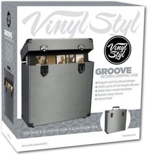 WB Vinyl Styl Groove 12 Inch Vinyl Record Travel Carrying Case Graphite