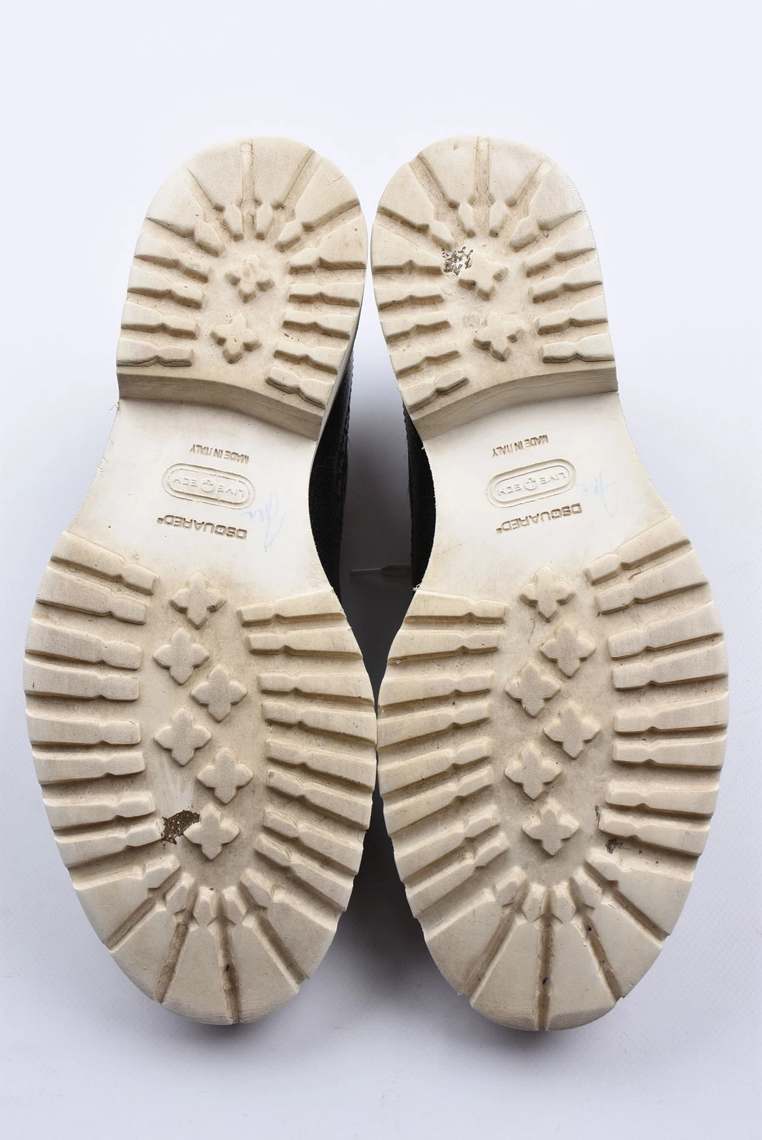 Stivali scarpe Dsquared2 Classic Designers Brogue taglia UK 9 EU43 US10