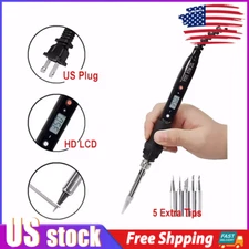 Electric Soldering Iron Kit 80W Welding Tools Digital LCD Adjustable Temperature