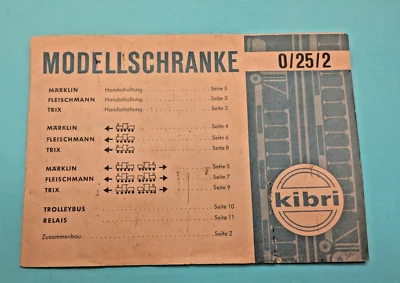 Kibri Betriebsanleitung, Anschlusspläne für Schrankenanlage Mä, Flm, Trix, Eheim - Bild 1 von 4