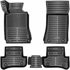 Design 3D Gummimatten f&uuml;r MERCEDES C-KLASSE W203 2000-2007 Passform HOHER RAND