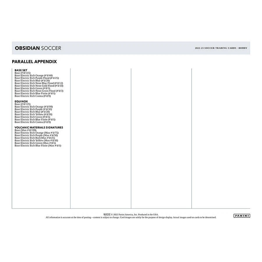 2022-23 Panini Obsidian Soccer Hobby BOX FACTORY SEALED 22PASOBS - Image 4 of 4