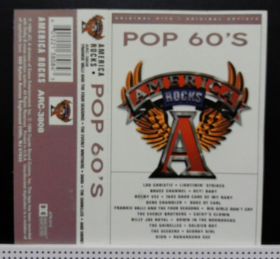 1, AMERICA ROCKS, POP 60's, VARIOUS ARTIST, USED AUDIO CASSETTE, PASSED ...