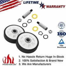 2Pcs 303373K for Maytag Dryer Roller Wheel Drum Support Kit for12001541 312948