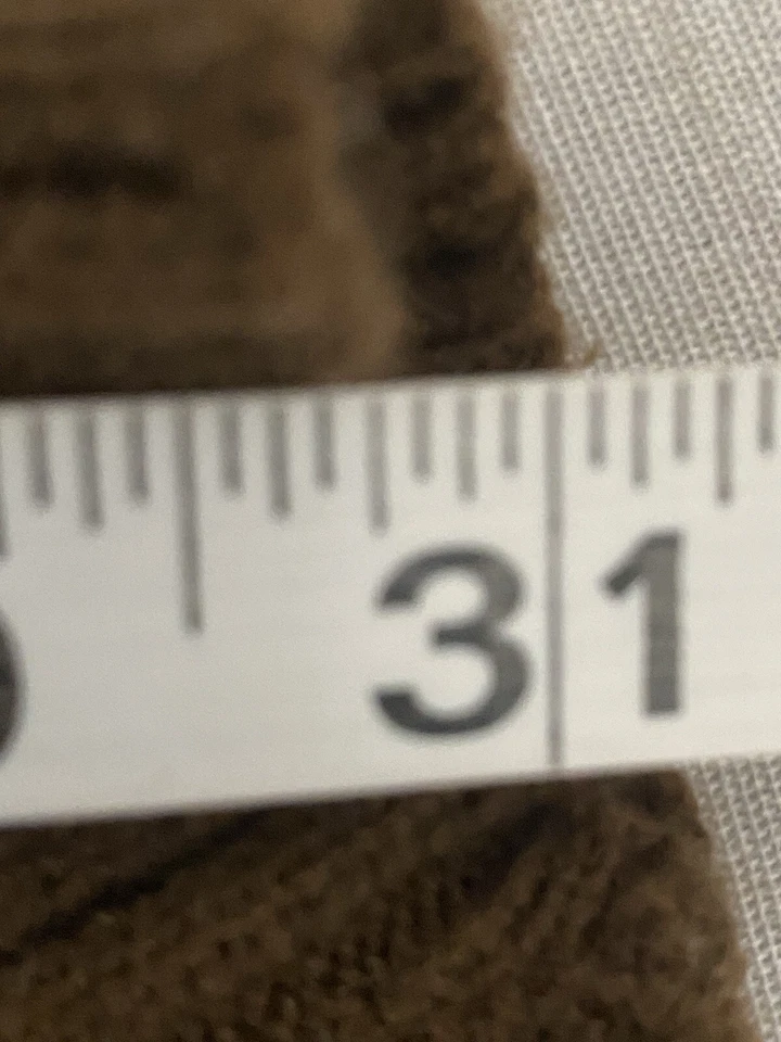 Suéter Vintage Años 70 80 Sundowner Por Erika Strasberg Rayas Cuello en V Marrón Grande Foto 4 de 4