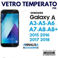 Film Tempered Glass Samsung Galaxy A3/A5/A6/A7 /A8 /Plus 2015 2016 2017 2018