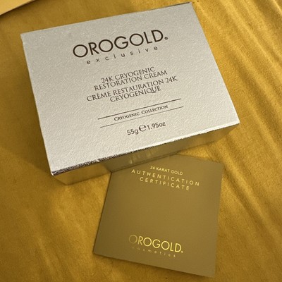 Orogold Cosmetics 24K Cryogenic Restoration Cream 1.95 oz White