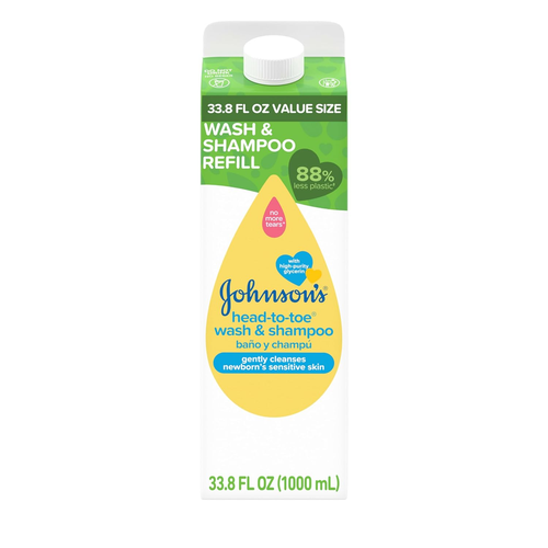 Johnson'S Head-To-Toe Gentle Baby Body & Hair Wash, Tear-Free, Sulfate-Free & Hy - Picture 10 of 12