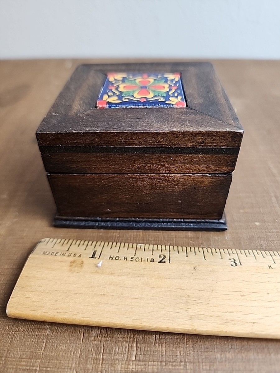 ❁ハンドメイドになります❁ Antique Art Tray Box ❁ハンドメイドに