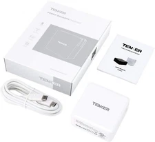 Tenker Type-C PD Charger 60W Power Delivery PowerPort Wall Charger TA06A3 PB26_W