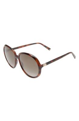 $295 - Givenchy 61mm Gradient Round Sunglasses in Havana/Brown GV 7180/S