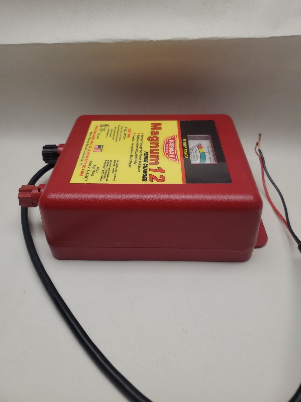 MAG12UO Parmak Magnum 30Mile Electric Fence Charger Weatherproof eBay