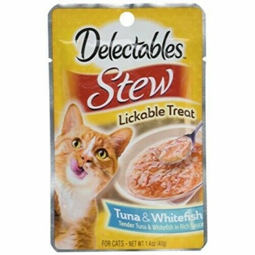 delectables stew cat food