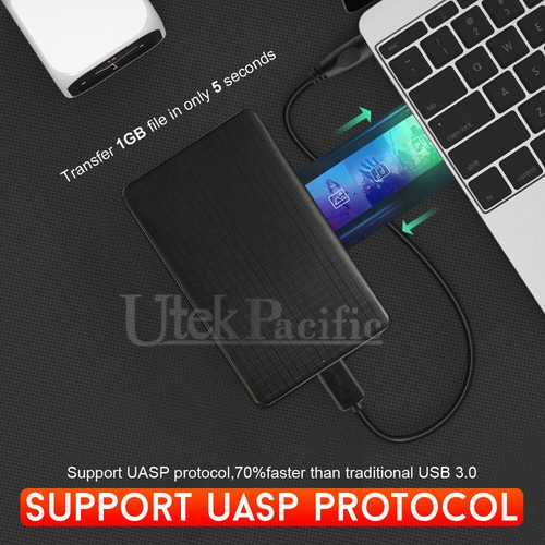 New 5Gbps USB 3.0 Portable External Hard Drive Ultra Box Slim SATA Storage AU - Picture 3 of 11