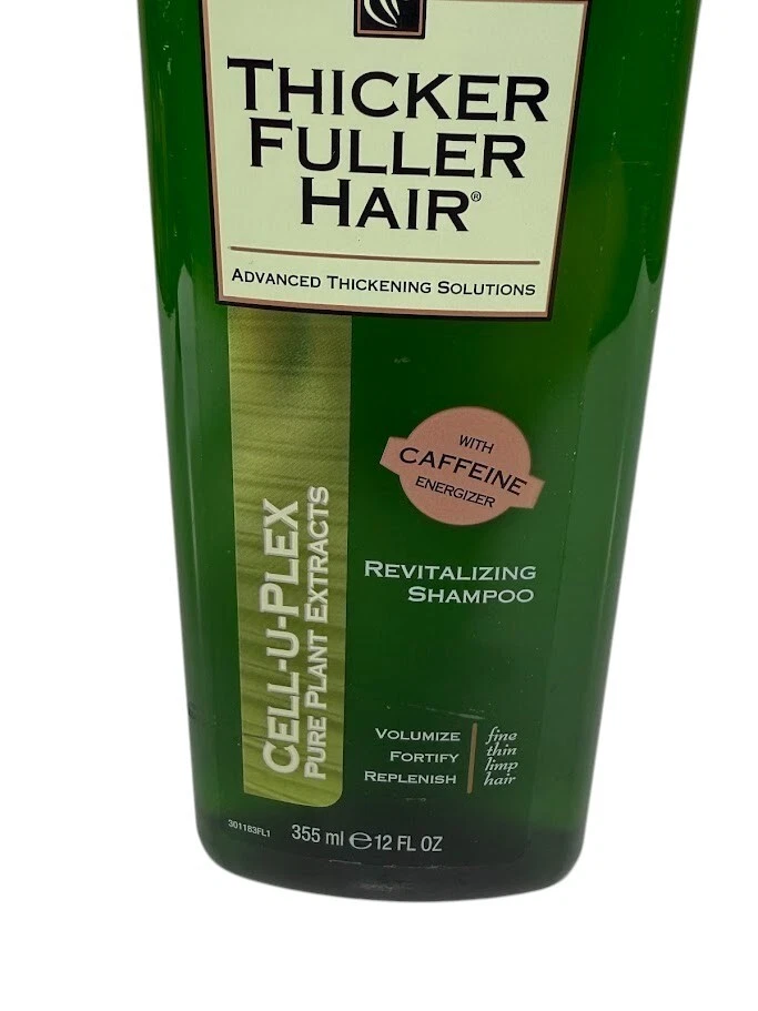 CHAMPÚ para cabello más grueso y lleno Cell-U-Plex con cafeína revitalizante para cabello 12 oz Foto 2 de 3
