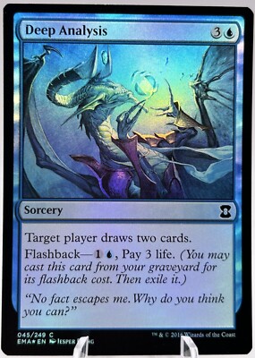 Deep Analysis 045/249 Foil Eternal Masters EMA MTG NM