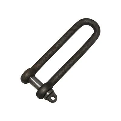 Piling Shackle Long D 1 to 5 Ton (Large Dee Lifting Screw Pin Heavy Duty)