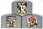 Nintendo 64 Sports & Racing Lot - NFL Quarterback Club, WCW/nWo, Revenge, SCARS