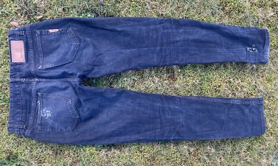 Dolce & Gabbana 31x29 G46KTD Slim taper Distressed Denim Made in