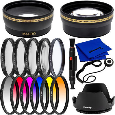 Ultimaxx 49Mm Filter Accessory Kit for Canon EOS M6, EOS M6 Mark II, EOS M50