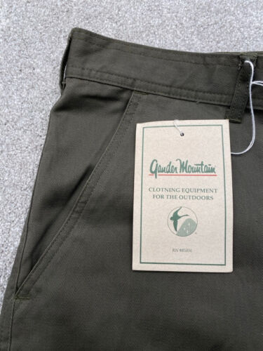 Gander Mountain GM10TF Para hombres 46x32 Rojo Oliva Franela a Cuadros Forrada Exterior 4021 - Imagen 2 de 9