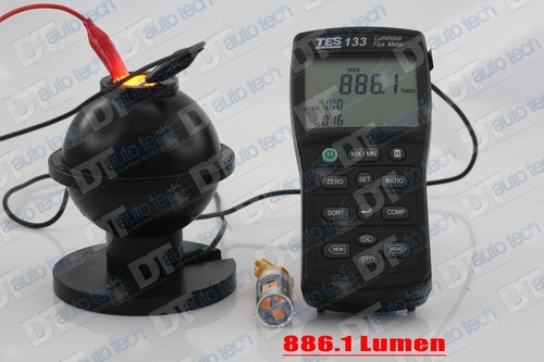2X 50W 7443 LED Amber Yellow Rear Turn Signal Parking DRL High Power Light Bulbs - Picture 2 of 8