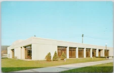 Meadville Pennsylvania City Building Hall Water Street View PA Vintage Postcard