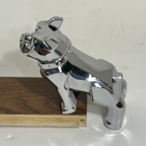 VINTAGE MACK TRUCK CHROME BULL DOG HOOD ORNAMENT DECOR eBay