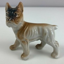 Vintage Boxer Dog Figurine Figural Animal Made Japan 3" Collectible