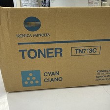 Konica Minolta TN713C Cyan Toner Cartridge Genuine OEM Printer Ink NEW SEALED
