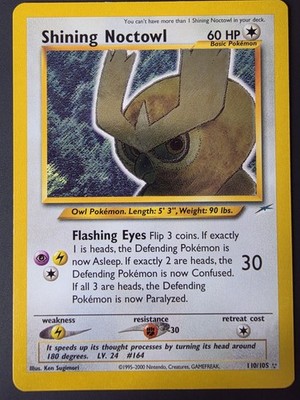 shining noctowl pokemon card value SV7] 114/102〈AR〉 Official Pokemon TCG Stellar Crown single card featuring Noctowl (#115). Shining Noctowl 2002 Pokemon Neo