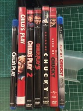The Chucky Collection 6 movies 5 DVD and two Blu-ray, maybe watched one time