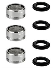3x Tap Aerator M24 Faucet Filter Replacement Kitchen Bathroom Water Saver +Seals