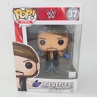 Funko Pop! Wrestling WWE: AJ Styles #37 Vaulted Brand New RARE WWE FUNKO POP