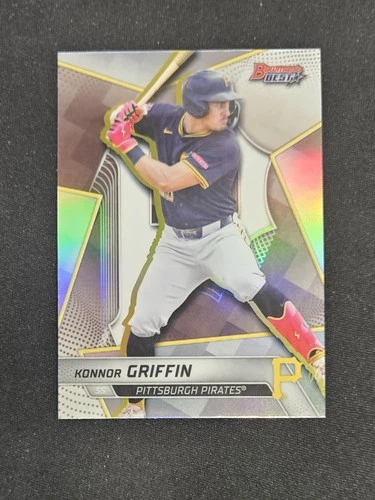Konnor Griffin Refractor Bowmans Best 2025 Pittsburgh Pirates Top Prospects TP27