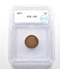 1871 Indian Head Cent G6 ICG *0429