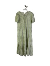 J.Crew Factory Womens Small Puff Sleeve Tiered Floral Midi Dress BF865