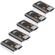 5pcs Pre-Soldered Micro ATmega32U4 5V 16MHz Development Board Microcontroller...