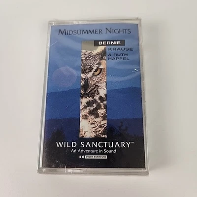Midsummer Nights Wild Sanctuary Bernie Krause Ruth Happel Audio Cassette 1994 - Image 1 of 4