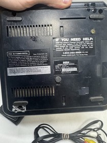 Sega Genesis Console Model 2 W/ Controller Cables 2 Sonic Games Tested Working