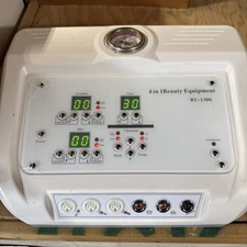 4 in 1 Microdermabrasion Facial Machine. MACHINE ONLY. NO POWER CORD. AS IS.