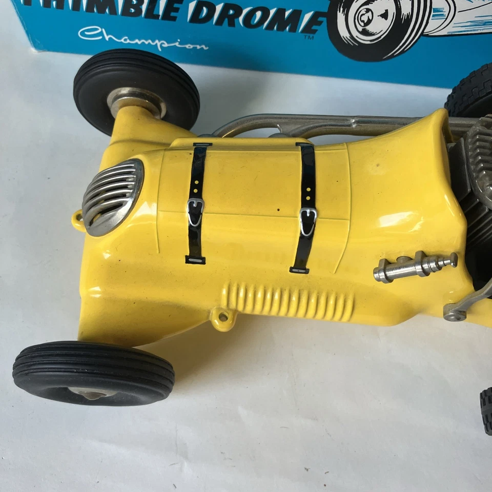 Vintage Nylint Thimble Drome Tether Midget Toy Race Car Line Control - Image 2 of 4