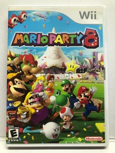 Mario Party 8 (Nintendo Wii, 2007) - Complete in Case w/ Manual - Tested Working